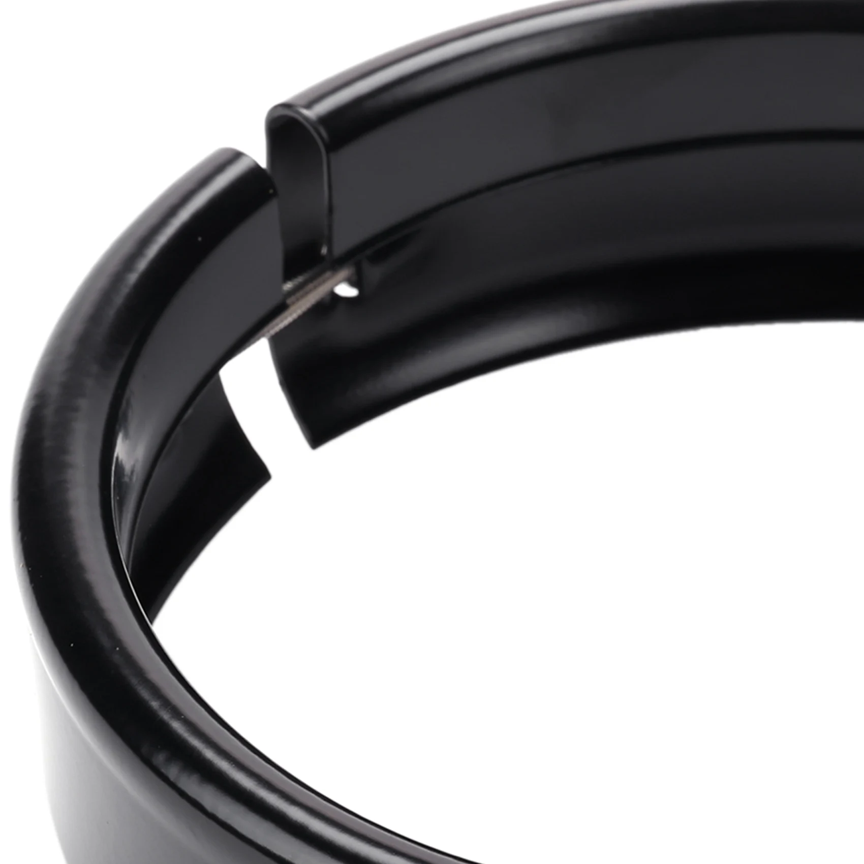 

Motorcycle Headlight Trim Rings 5.75 Inch Headlight Visor Style Trim Ring Black Decorate Visor Trim Rings Compatible For