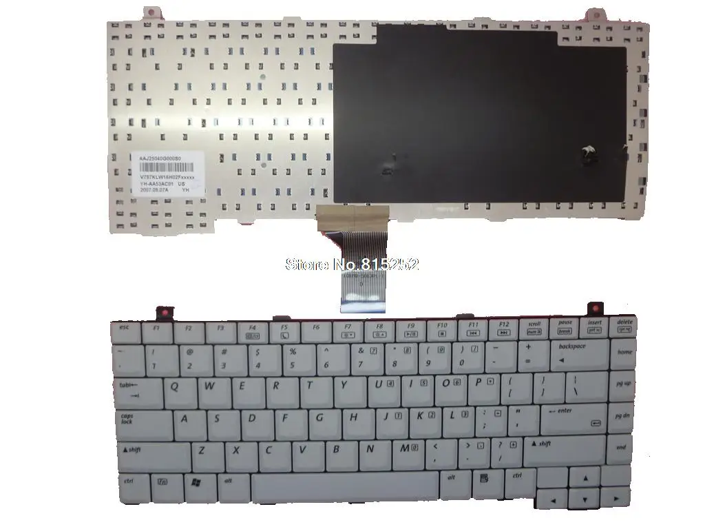 Laptop Keyboard For HP Compaq Presario B3800 B1000 Gray Thailand TI HMB991-P28 375936-281 United States YH-AA53AC01 375936-001