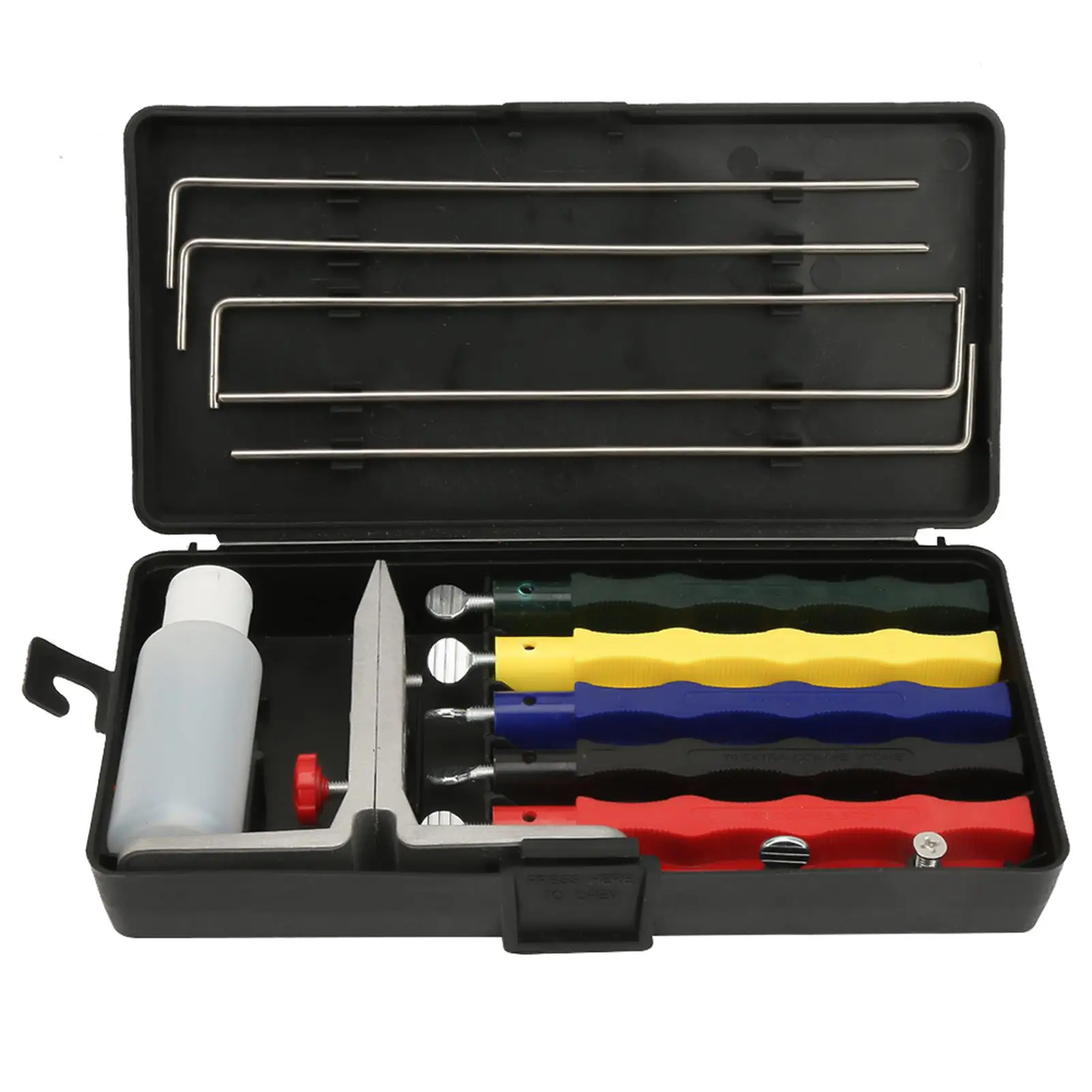 

Professional Knife Sharpener System Kit with Angle Grinder Sharpening Stones for Kitchen Use