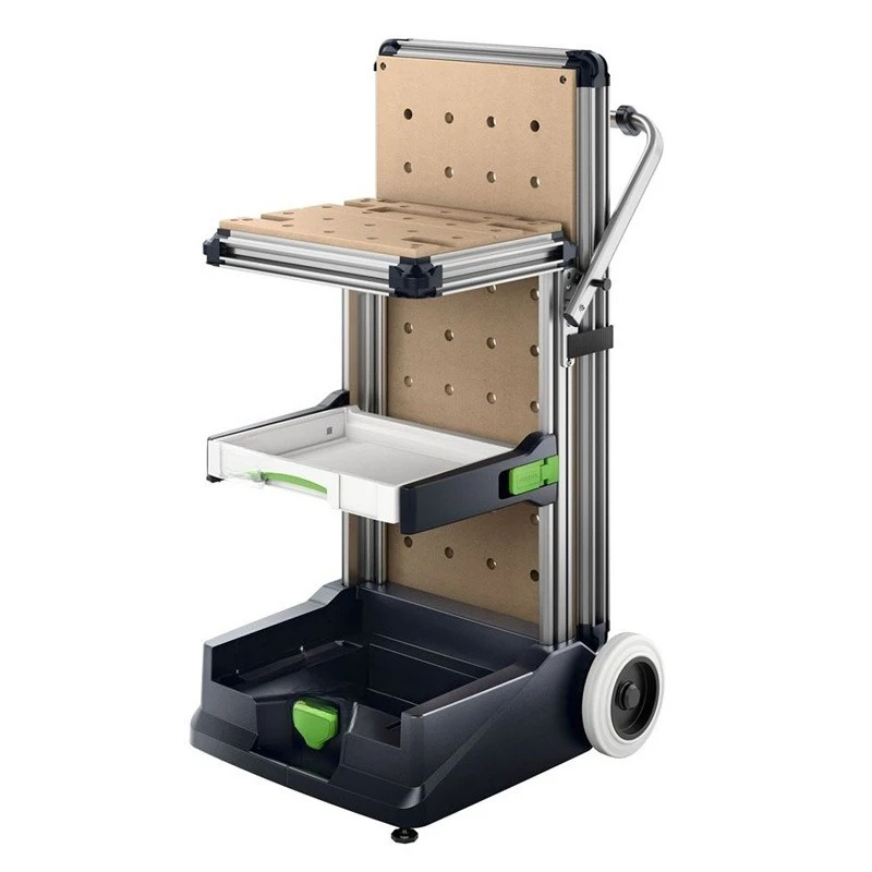 

Mobile workbench imported multi-functional woodworking folding and handling tool cart