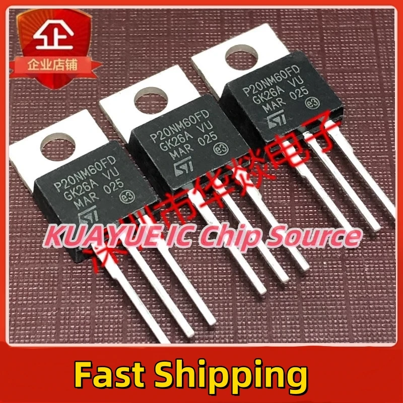 10PCS-30PCS/  P20NM60FD STP20NM60FD  TO-220  20A 600V  Fast Shipping Quality Guarantee