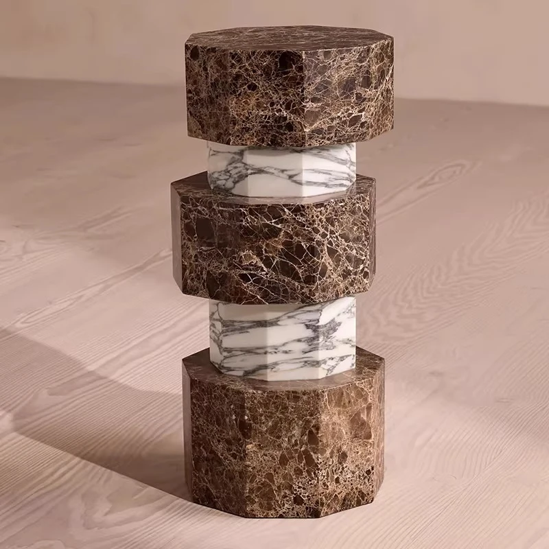 

Italian minimalist natural luxury stone edge, designer light luxury high sense