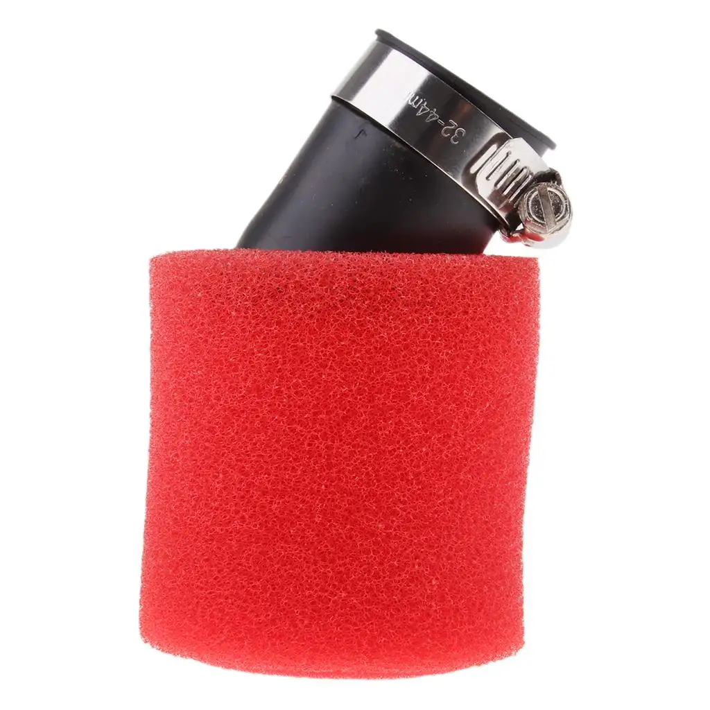 

Red 32mm Angle Bent Cleaner for PIT Dirt Bike ATV Buggy