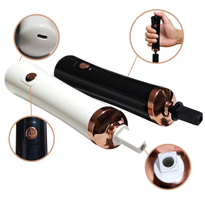 เครื่องเขย่ากาวติดขนตาไฟฟ้าแบบชาร์จ USB รุ่นใหม่ อุปกรณ์ตั้งเวลา ขัดเงาเล็บ สักคิ้ว เครื่องเขย่ากาวติดขนตา อุปกรณ์แต่งหน้า