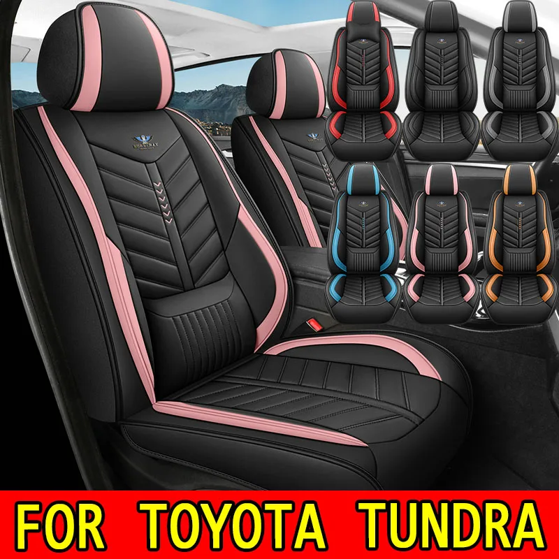 

Чехлы на автомобильные сиденья Toyota Tundra из ткани с воздушной сеткой, спортивные низкие высокие задние ведра, задний карман, подлокотник (передние, низкие ведра, встроенное