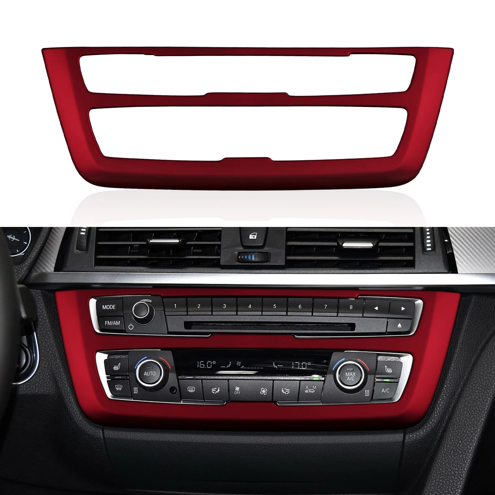 Car CD Panel Cover Sticker Decal ABS Trim For BMW F30 F31 F34 3GT F32 F33 F36 2013 2014 2015 2016 2017 2018 2019 Accessories