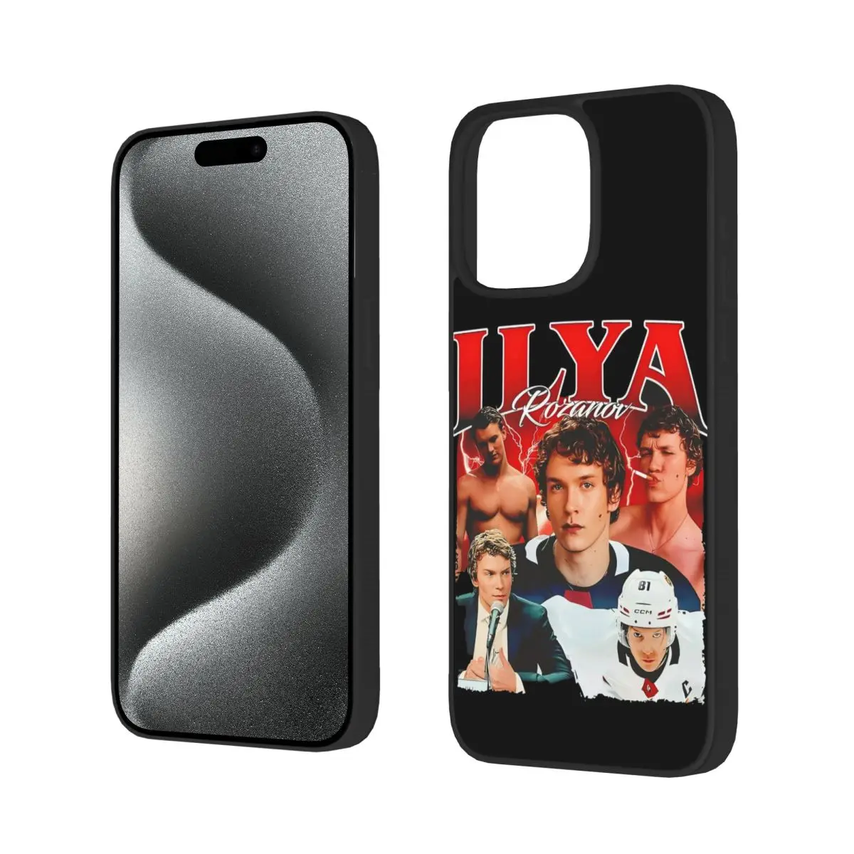 Funny Heated Rivalry Hockey TV Series Case For iPhone 15 Pro Cover TPU Soft Ilya Rozanov Back Cover