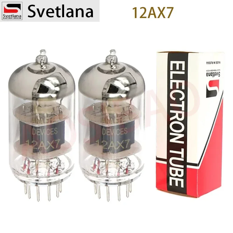 SVETLANA 12AX7 أنبوب تفريغ صمام الاقتران الدقيق يحل محل أنابيب إلكترونية 12AX7 ECC83 6N4 لمكبر الصوت