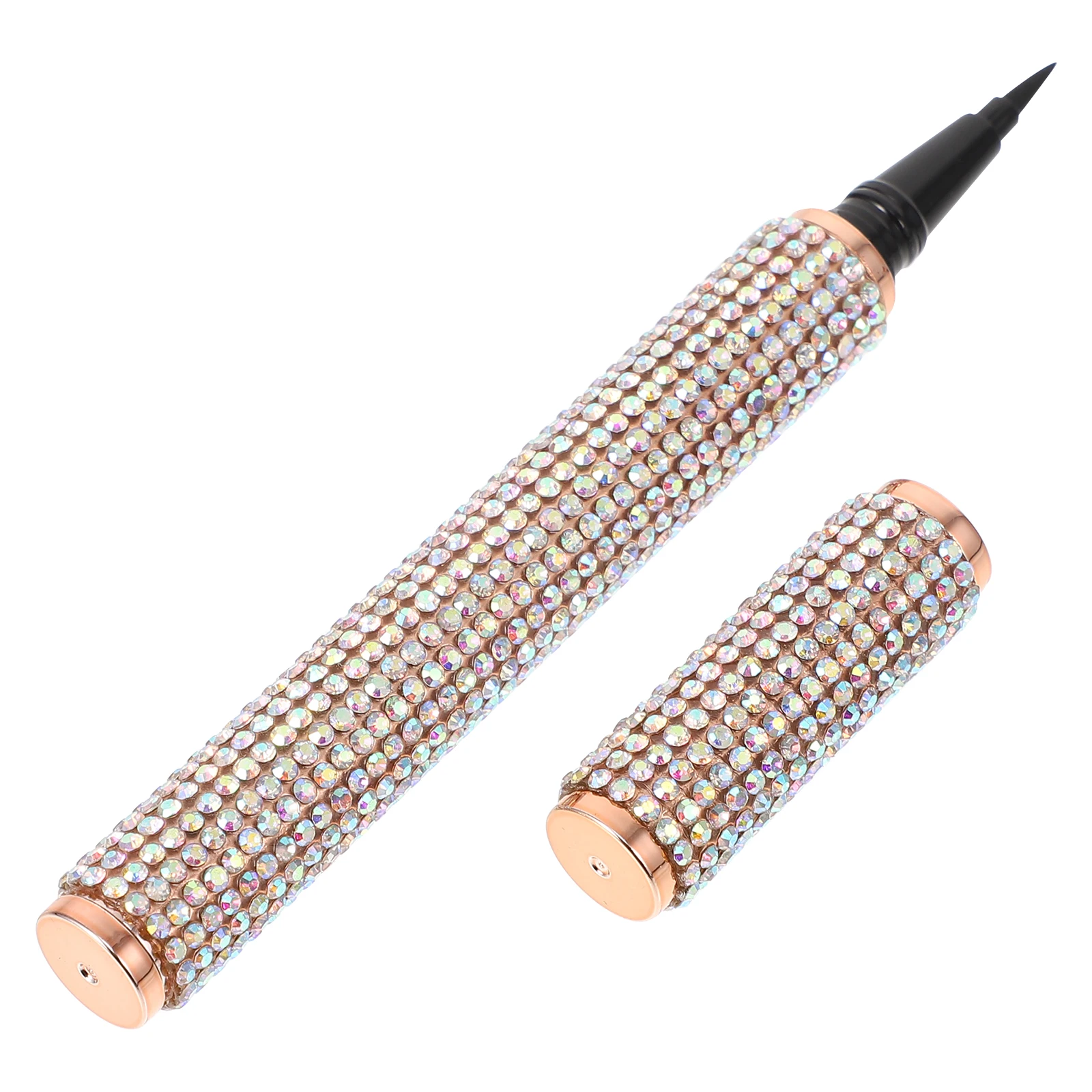 Lápiz Delineador de ojos líquido lápices maquillaje impermeable pestañas postizas plástico negro difuminado