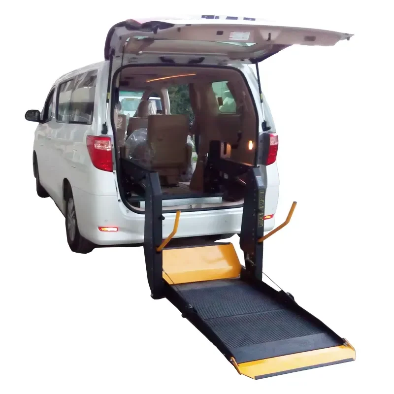 Car Van Bus Electric Hydraulic Wheelchair Lifting Platform Disabled Elderly Wheelchair Passenger 300 kg Capacity