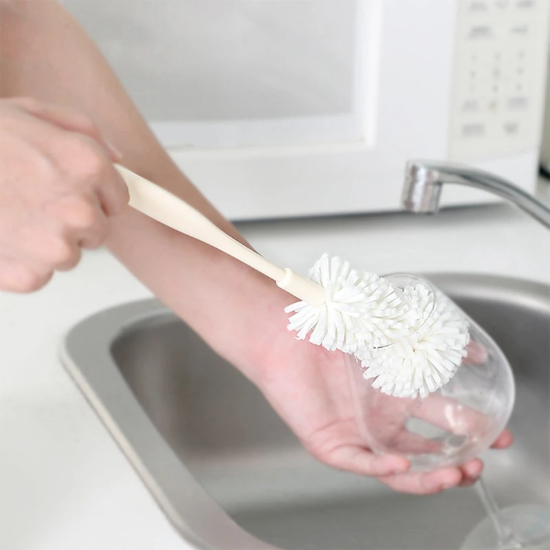 Spugna spazzola tazza Scrubber Cleaner cucina strumento di pulizia bottiglia