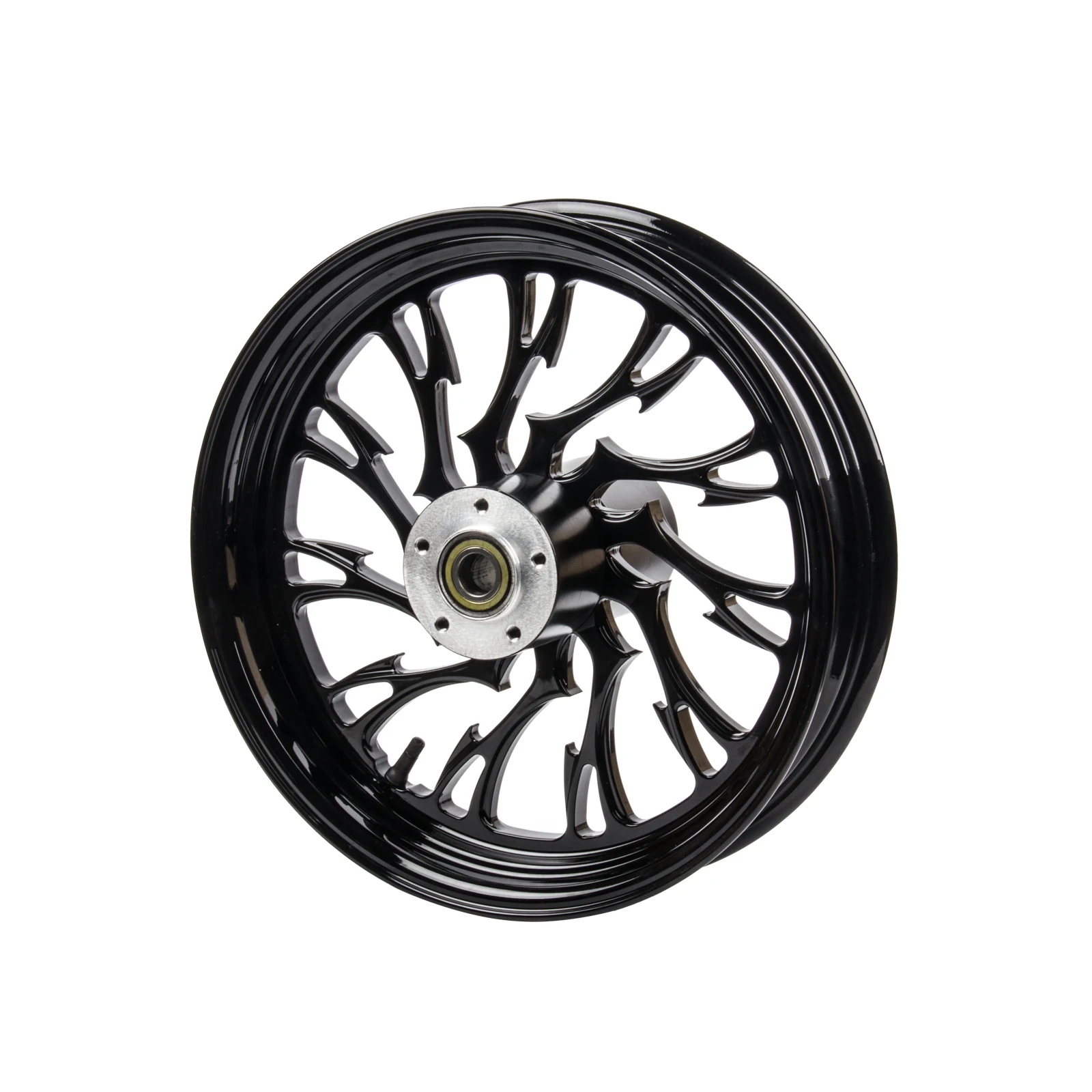 

Кованые глянцевые черные диски с полым центром для Harley Softail Breakout, Boy Street Bob 2018-2024