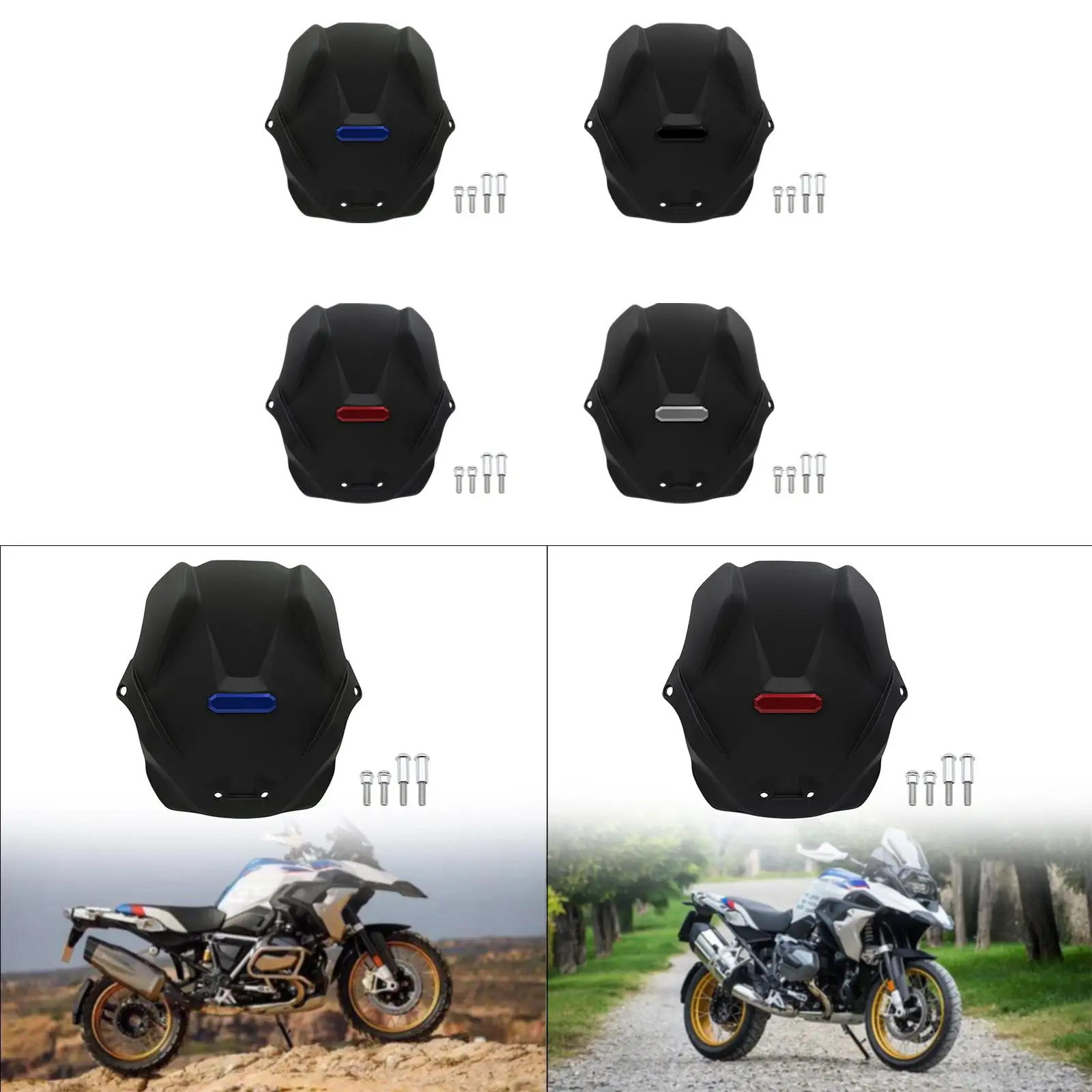 

Engine Baffle Protector Decoration Front Engine Cover Guard Easy Installation for BMW R1200GS R1200RS R1250GS