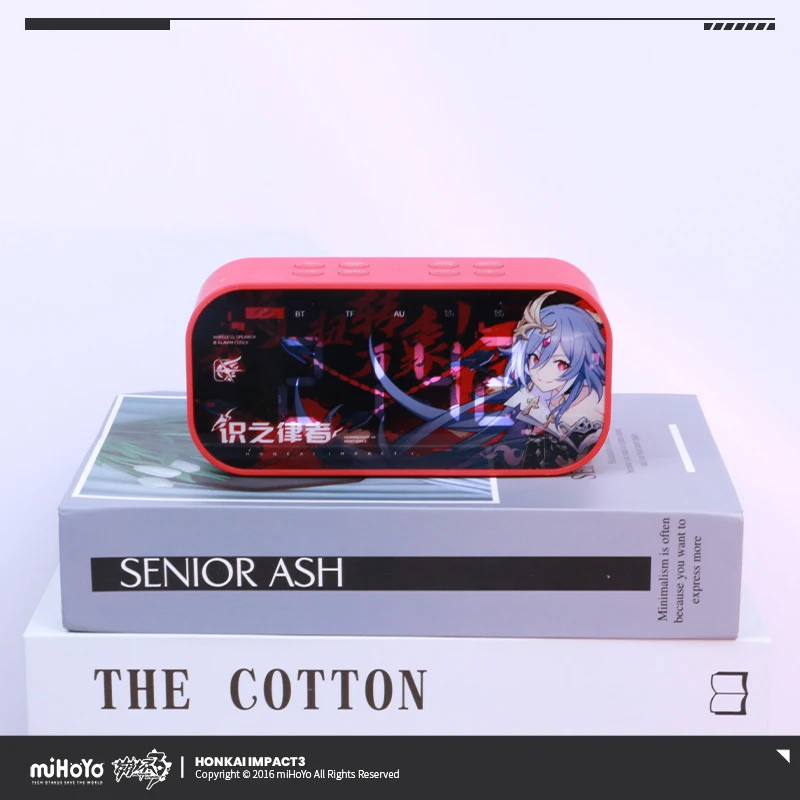Official MiHoYo Honkai Impact 3 Fu Hua Herrscher of Sentience&Elysia Herrscher of Human:Ego Bluetooth Speaker Alarm Clock Gifts