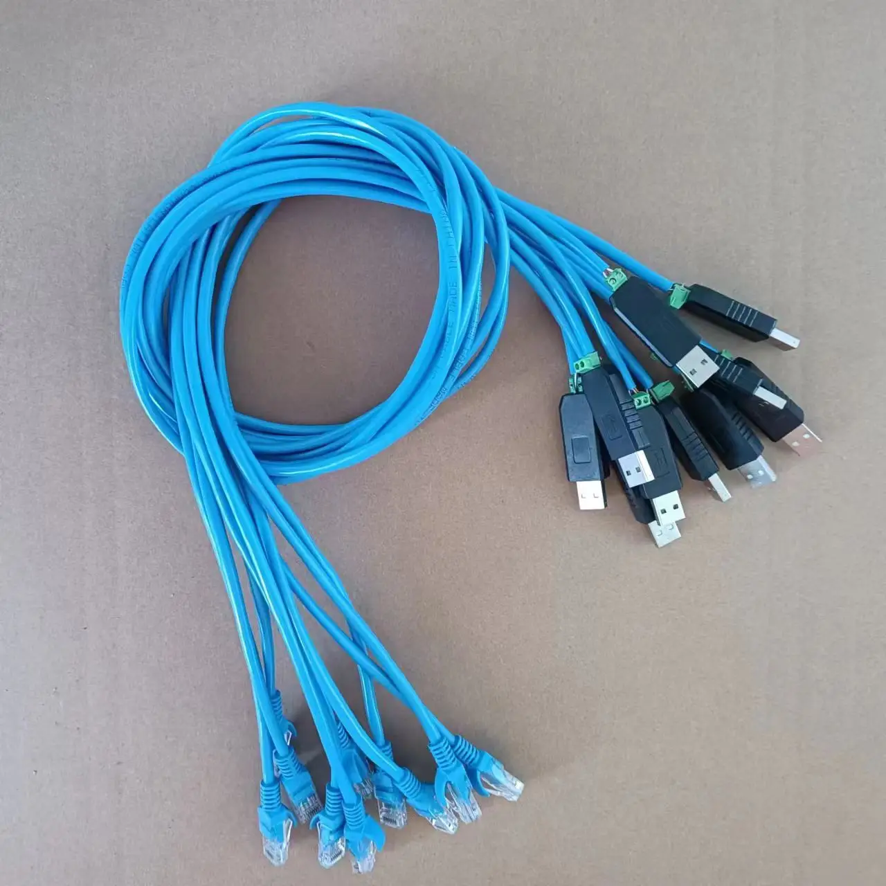 JK-BMS Seplos BMS RJ45 RS485 XR-6022D/6032D RS232 Adapter USB podłączenie BMS i oprogramowanie komputera PC