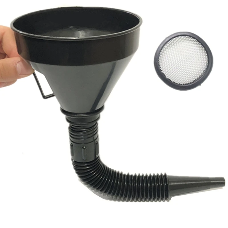 Gasoline Filling Extension Pipe Flexible Engine Refueling Snap Funnel for Car Motorcycle Water Oil Filter Funnels Draining Tools