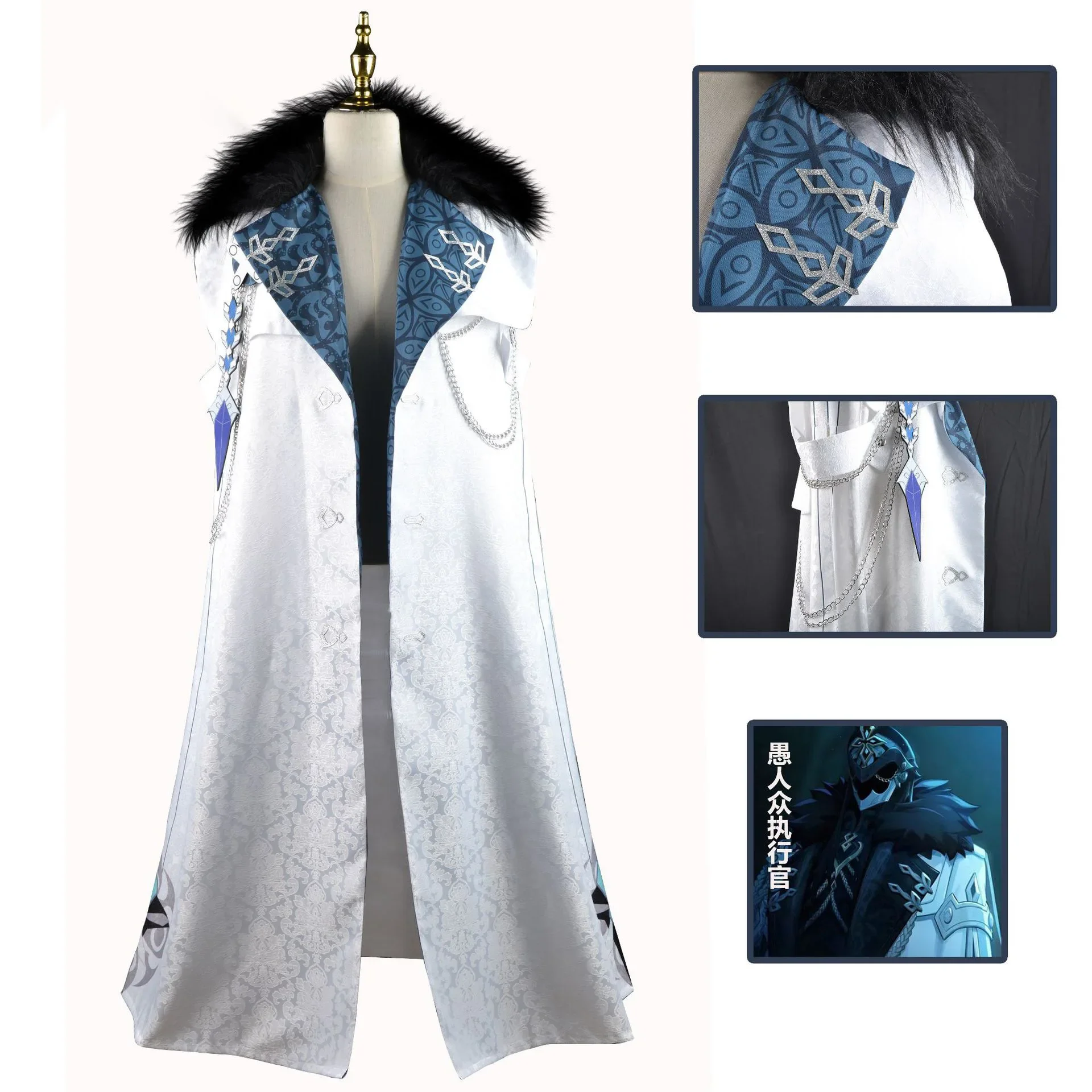 Fatui Harbinger Cosplay Costume Arlecchino Cloak Columbina Cloak SR Anime Halloween Fatui Harbinger Outfits Columbina Coat 2025