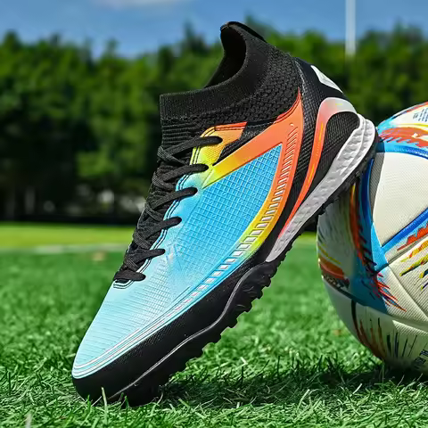 High Quality Mens Turf Soccer Cleats Training Comfort Soccer Shoes Man Artificial Grass Original Football Boots for Men