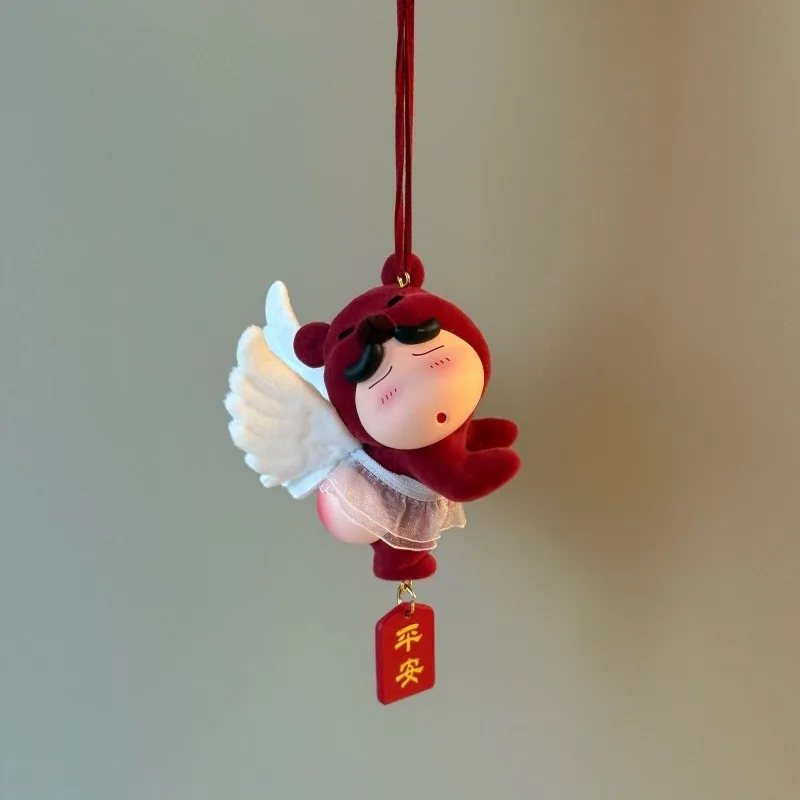 

Anime Crayon Shin-chan Red Angel Series Car Interior Pendant Cute Cartoon Shin-chan Car Rearview Mirror Decoration Pendant Gift