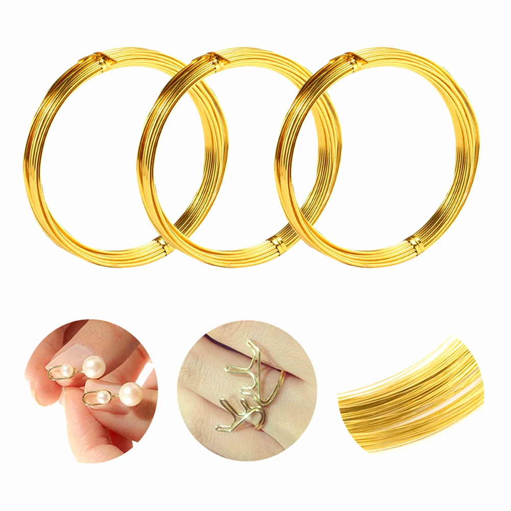 0.1mm-1mm Soft Brass Wire Copper Wire Line Make Shape Metal Wire For Jewellery Making (Each Roll Length 10M)