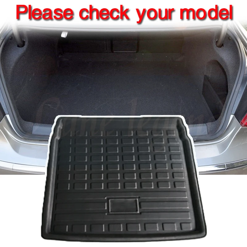 for VW Volkswagen Passat CC 2009~2018 Boot Mat Rear Trunk Liner Cargo Floor Tray Carpet Mud Pad Guard Protector Accessories