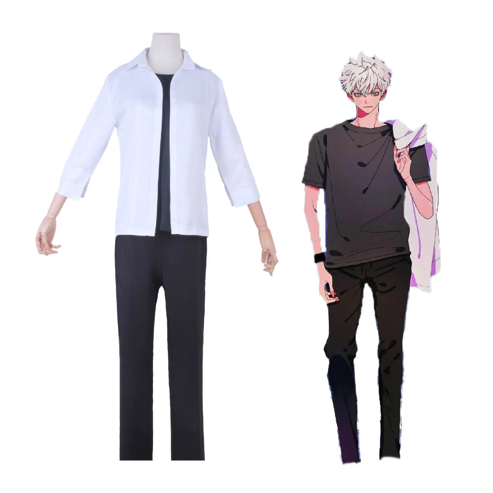 Anime Link Click Charles Lucas Jo Costume Cosplay abbigliamento bello e fondente per uomini e donne vestito uniforme festa di Halloween