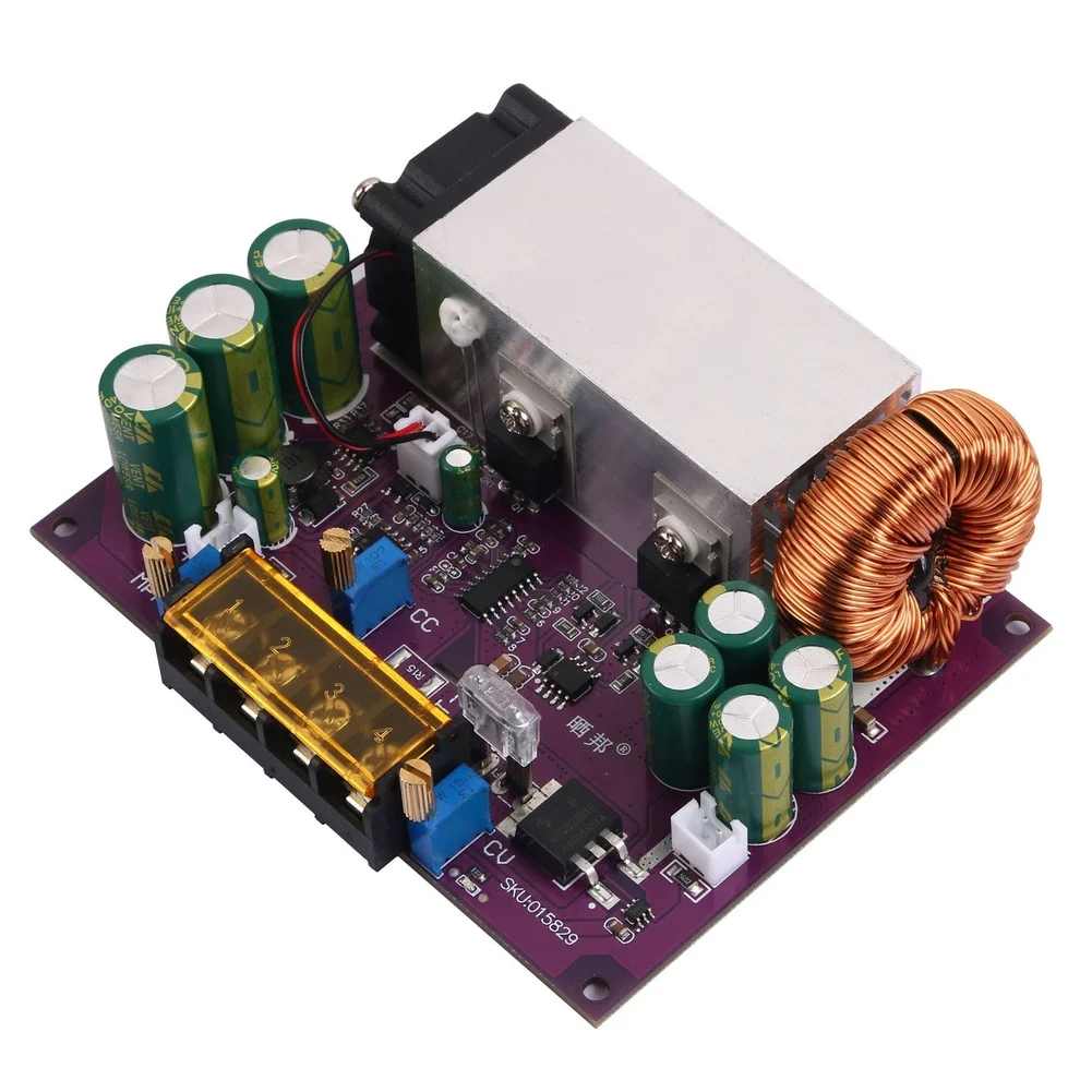 800W for MPPT For solar Charge Controller Compatible with 18-90V For solar Panels and 2-60V Batteries 25A Adjustable