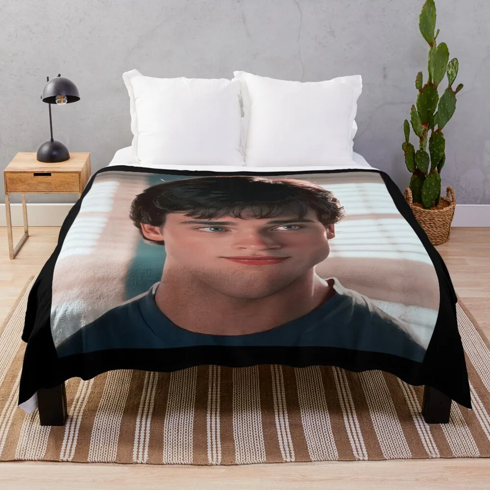 

Tom welling Throw Blanket funny gift blankets and throws Luxury Thicken Kid'S Blankets