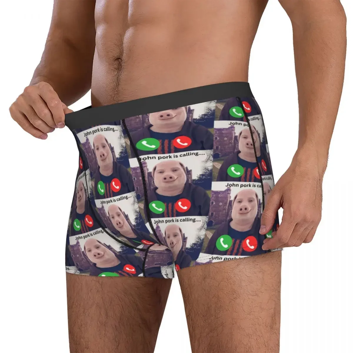 سراويل داخلية بوكسر جون بورك تدعو سراويل داخلية ناعمة للرجال هدية لصديقك