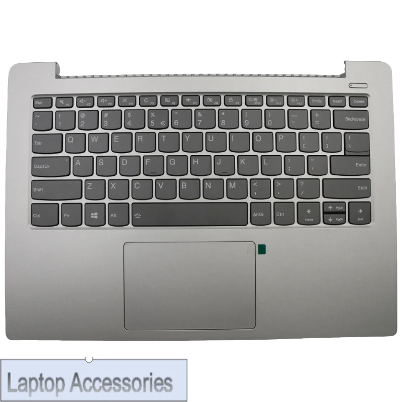 

US English Platinum Grey Keyboard Upper Case Palmrest Shell Cover For Lenovo Ideapad 330S 14 14IKB 14AST 5CB0R07531