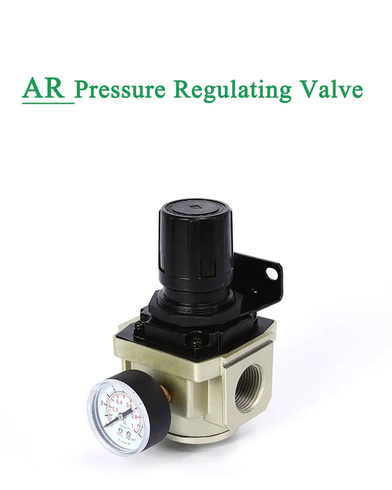 Электромагнитный клапан AR Air Compressor Regulating Valve Pressure Reducing Valve AR2000 Pneumatic Pressure Regulator AR3000 AR4000-04-06 AR500 Пневматика — деталь 1