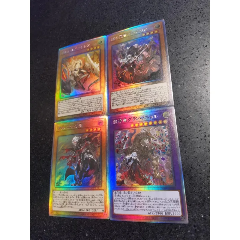 ¡DIY yu-gi-oh! Granguignol The Dusk Dragon, increíble Ecclesia Blazing Cartesia The Virtuou Anime Peripheral Game Collection Card