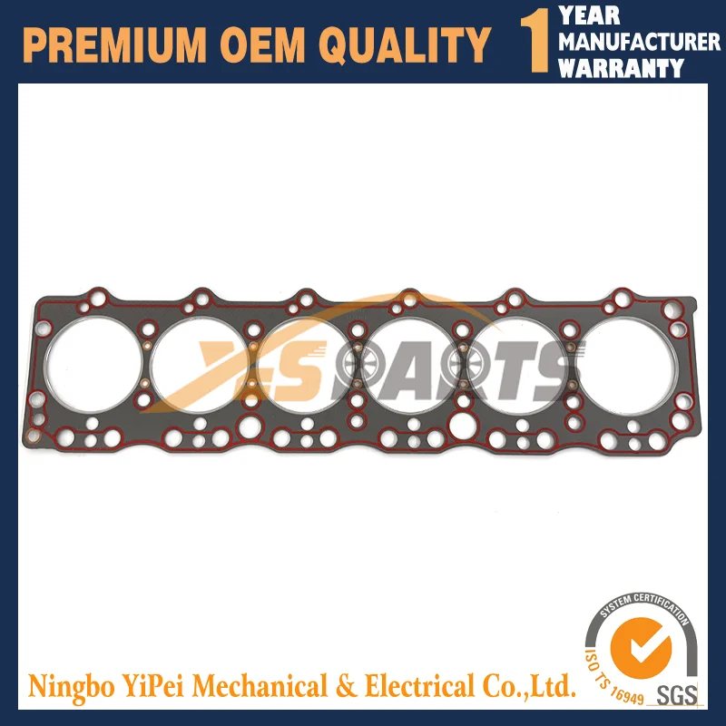 41-056-0 DB58 6BD1 head gasket Compatible with Doosan Daewoo DB58T DB58TIS Engine DH225-7 DH258-7