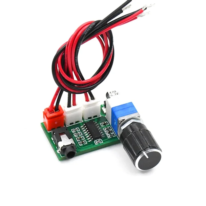 XH-A157 digital power amplifier board PAM8403 with volume knob AUX input USB5V power supply dual 3W output