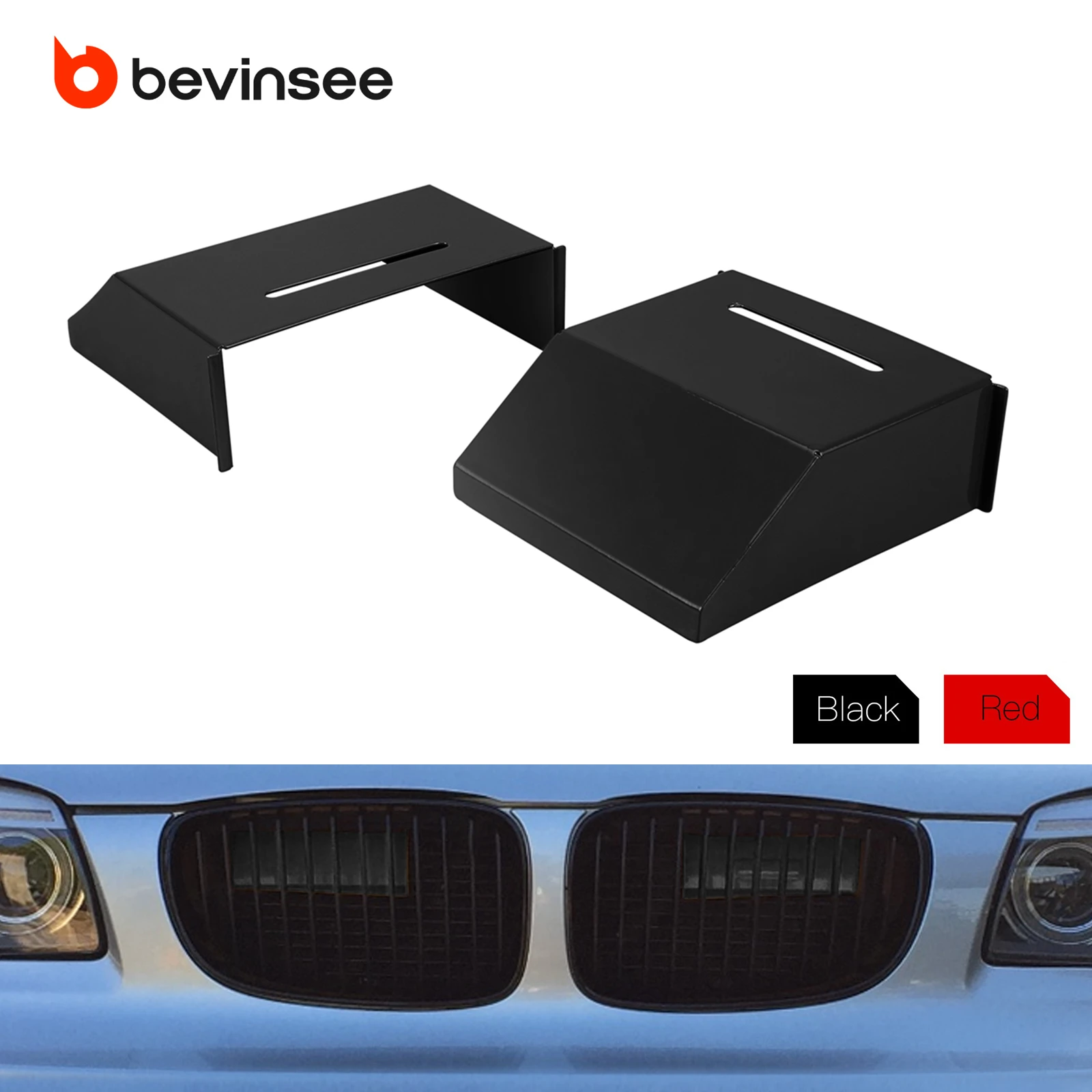 BEVINSEE Air Intake Scoops for BMW N47 N43 E87 E88 E81 E82 116i 118i 120i 116d 118d 120d 123d 2004-2012