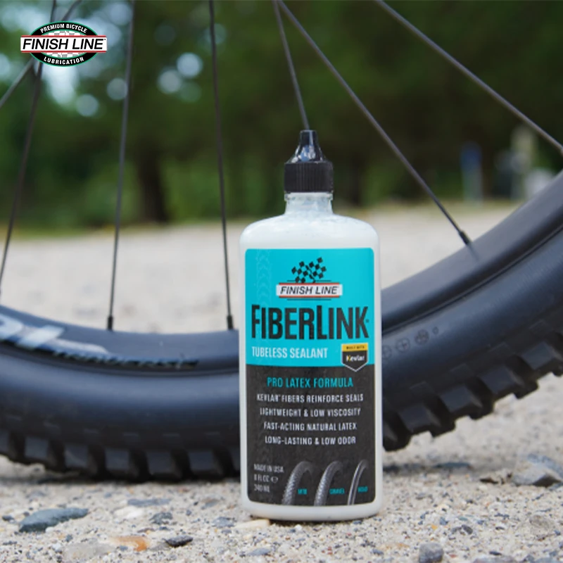 FiberLink 240ml Bicycle Tubeless Sealant Kevlar Fibre Strengthen Sealing Quick Fill Max 8mm Long-Lasting MTB Tire Sealant