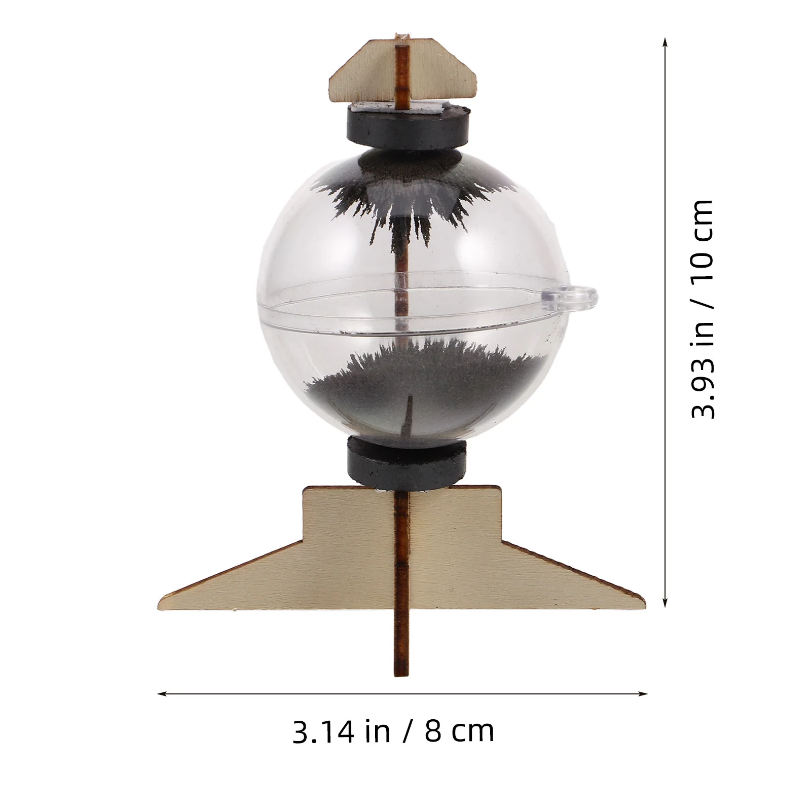 1 set di materiali per esperimenti di magnetismo Kit di progetti scientifici Set di creatori di magnetismo artigianali fai-da-te Sussidio didattico per linee di campo magnetico