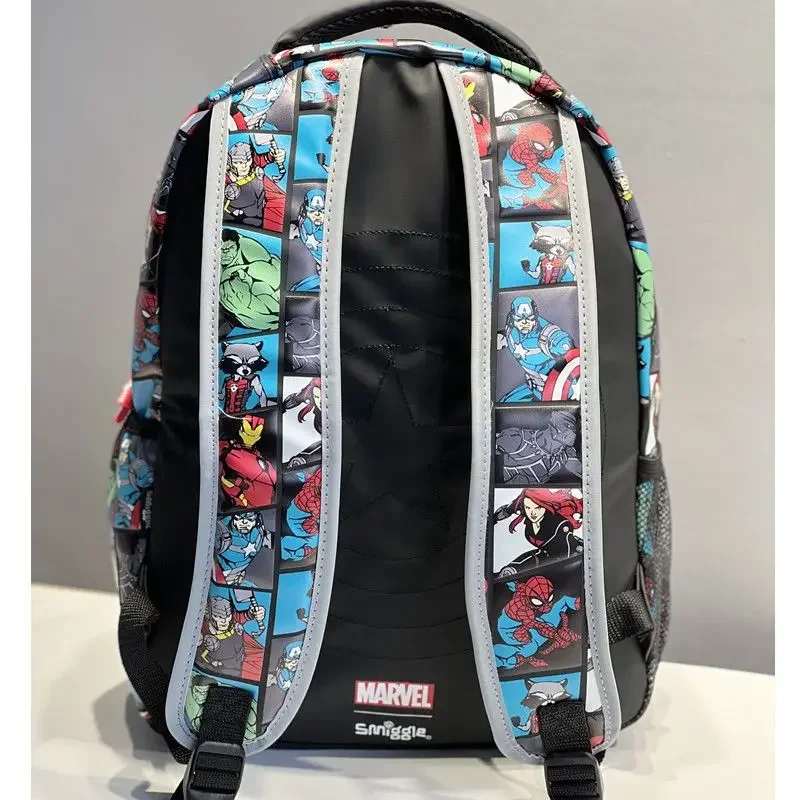 Mochila escolar MINISO Disney, mochila de superhéroe para niños, mochila de Iron Man Spiderman para estudiantes de 6 a 12 años