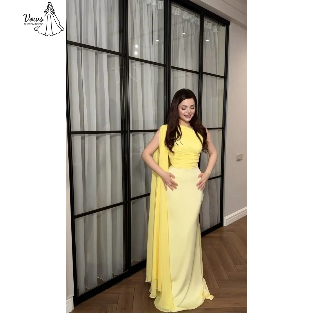 فستان سهرة مصنوع حسب الطلب بأكتاف مائلة فساتين سهرة نسائية فاخرة للمناسبات الخاصة ثوب حفلة بشريط كلمة