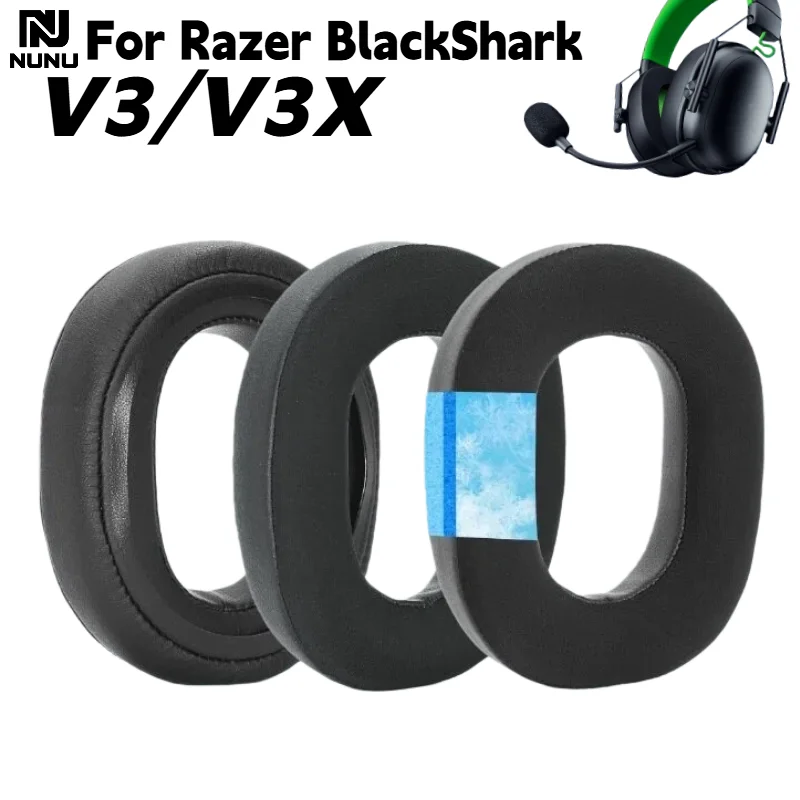 

Replacement Ice gel Ear Pads Cushions For Razer BlackShark V3 / V3X Headphone Soft Memory Foam Pads/Earpads