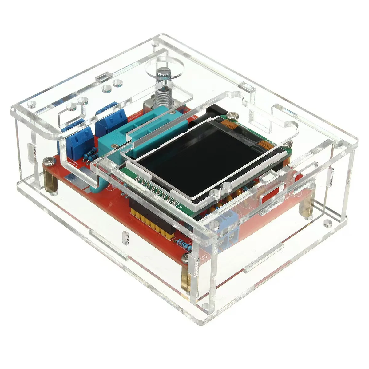 Тестер транзисторов GM328 GM328A, генератор прямоугольных волн PWM, измеритель LCR, вольтметр, полноцветный дисплей