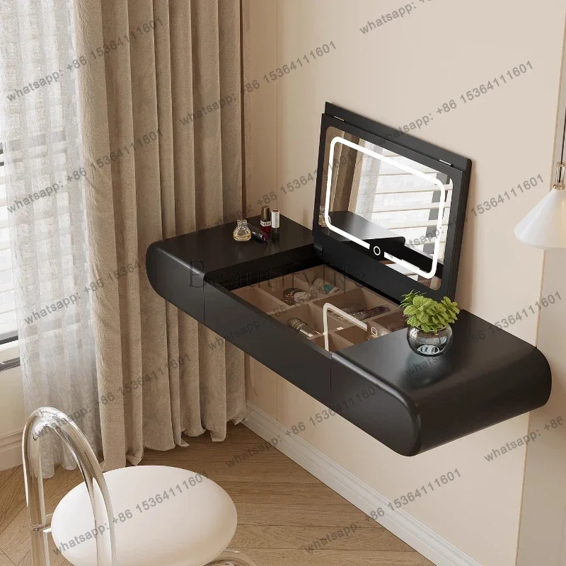 Modern Suspension Makeup Vanity Dressing Table Toiletries Dressers For Bedroom Furniture Storage