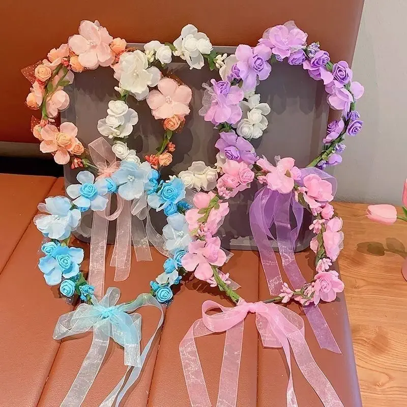 

Ethereal Headpiece: Fresh and Sweet Chiffon Flower Headband – Trendy Fashion Accessories for Women