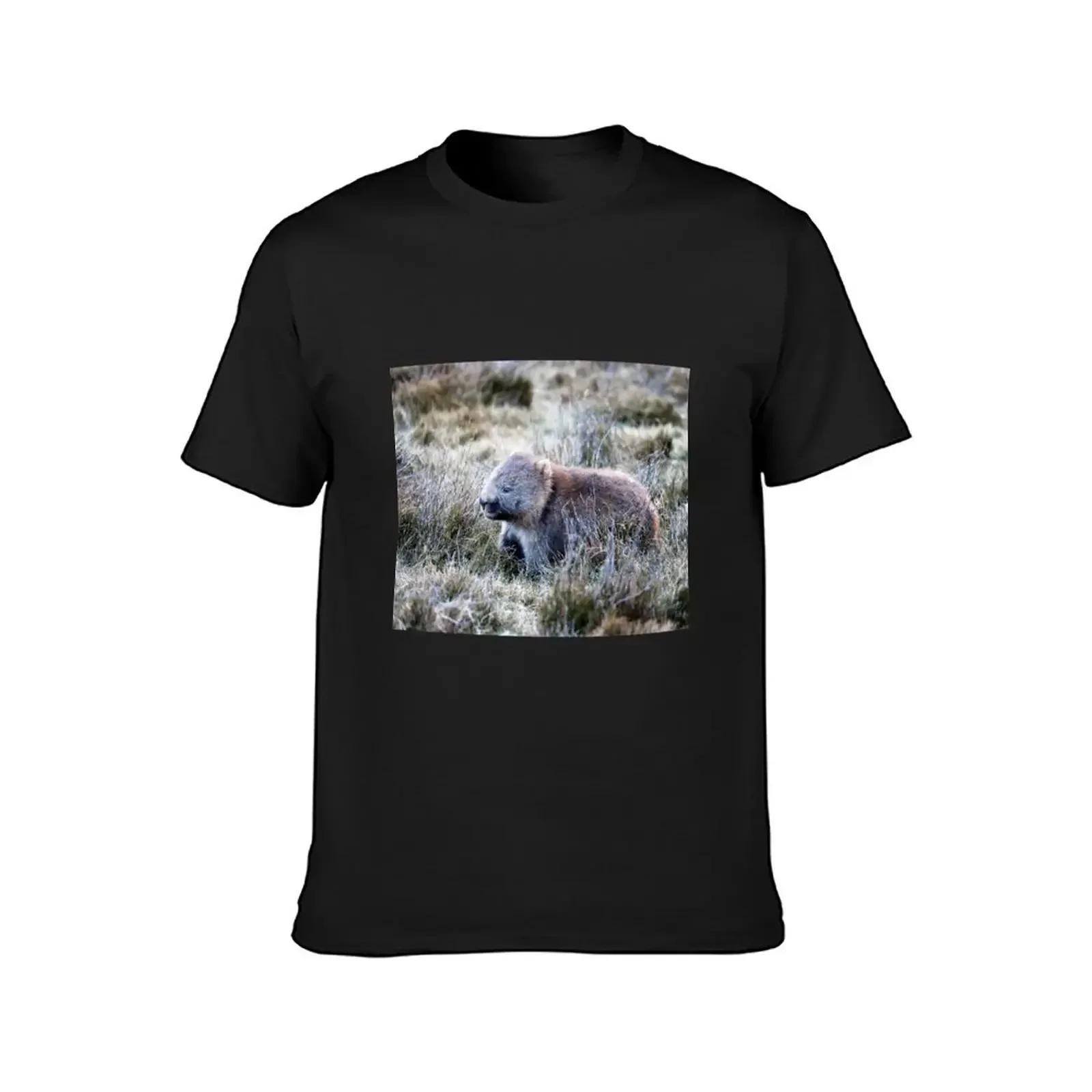 Grazing Wombat T-Shirt customizeds essential t shirt men clothes