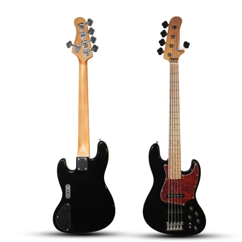 5 String Active  Electric Bass Guitar, Professional J Bass with   Active Pickups for Stage & Studio Performance
