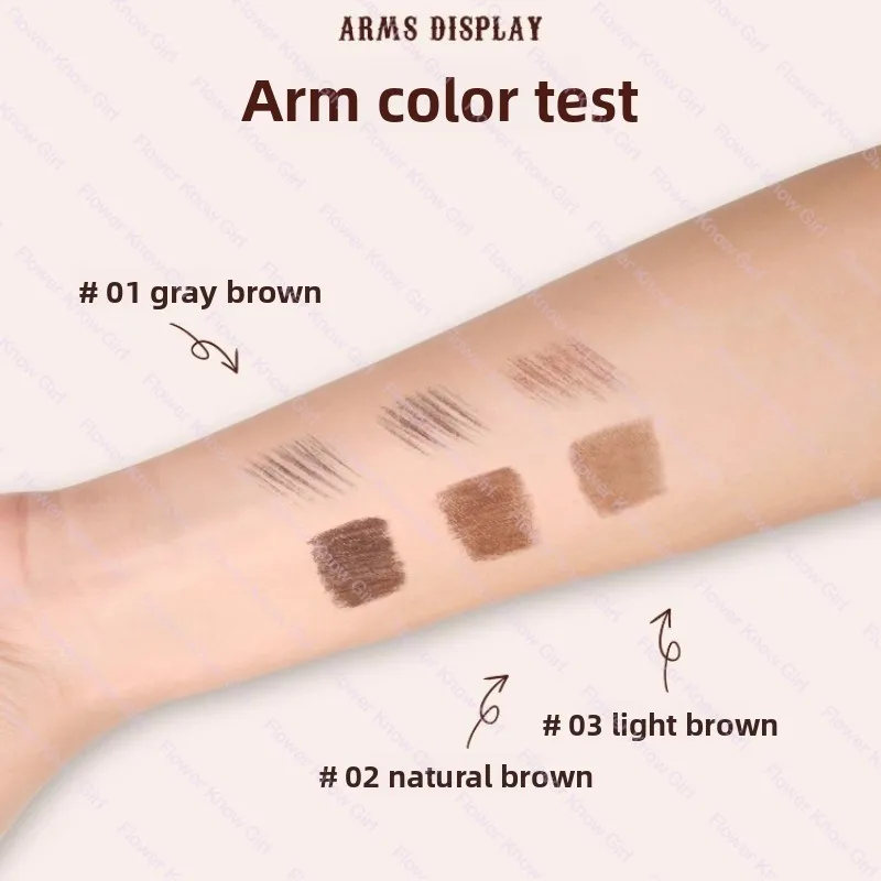 フラワーノーズ スウィーティーベアコレクション ウォータープルーフ ナチュラルアイブロウペンシル 2in1 アイブロウペンシル アイメイク