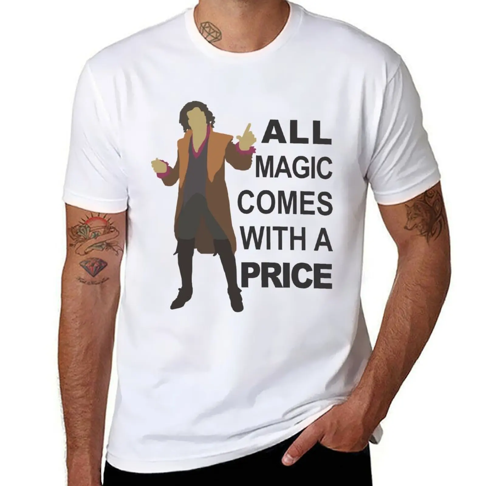 

Rumple - All Magic - Black Text T-Shirt t shirts for man graphic funny funny t shirts dark humor T-Shirt