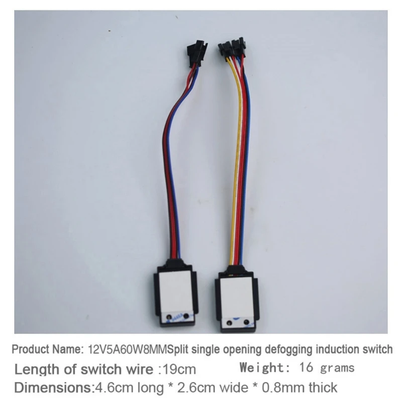 Q1JB Hand Activates Control Fog Resistant Plastic Switches 12V 5A for Bathroom image 5