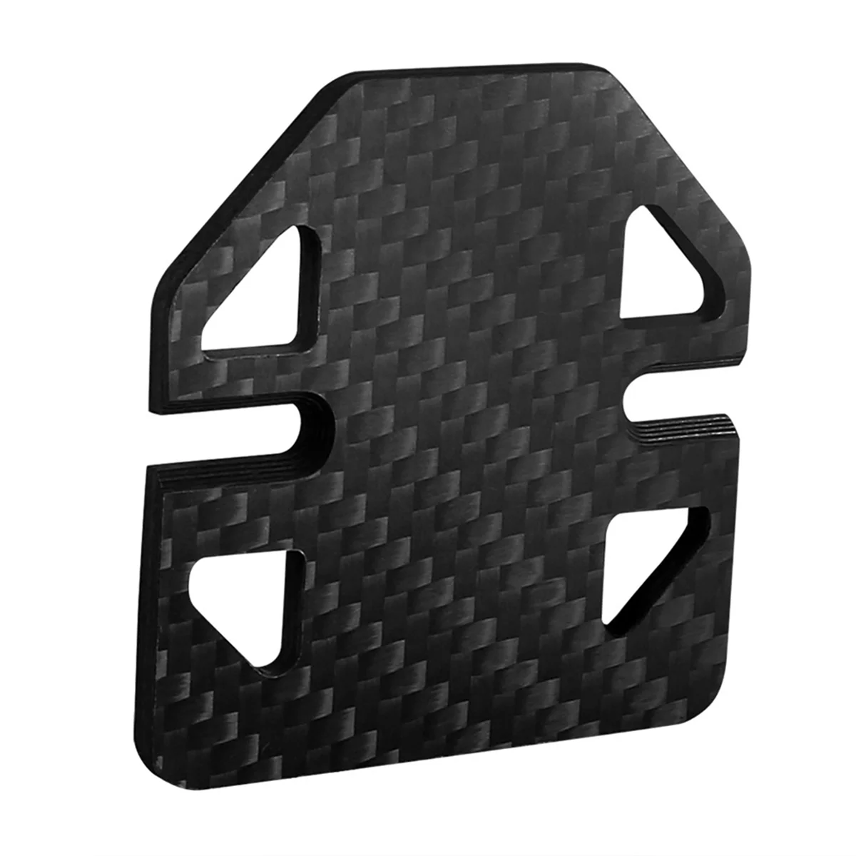 Carbon Fiber Short Card Electric Adjustable Fixing Plate for Traxxas Slash 4x4 RC Car Upgrade Parts