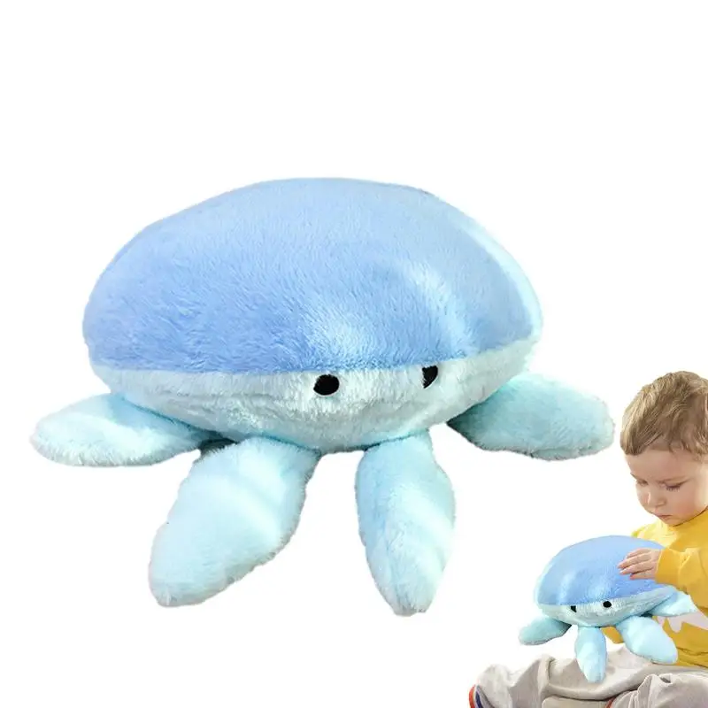 Jellyfish Stuffed Toy Sea Creature Stuffed Animal Stuffed Sea Animals Adorable Cute Pillows Soft Cuddly Decor For Shelf KidsRoom